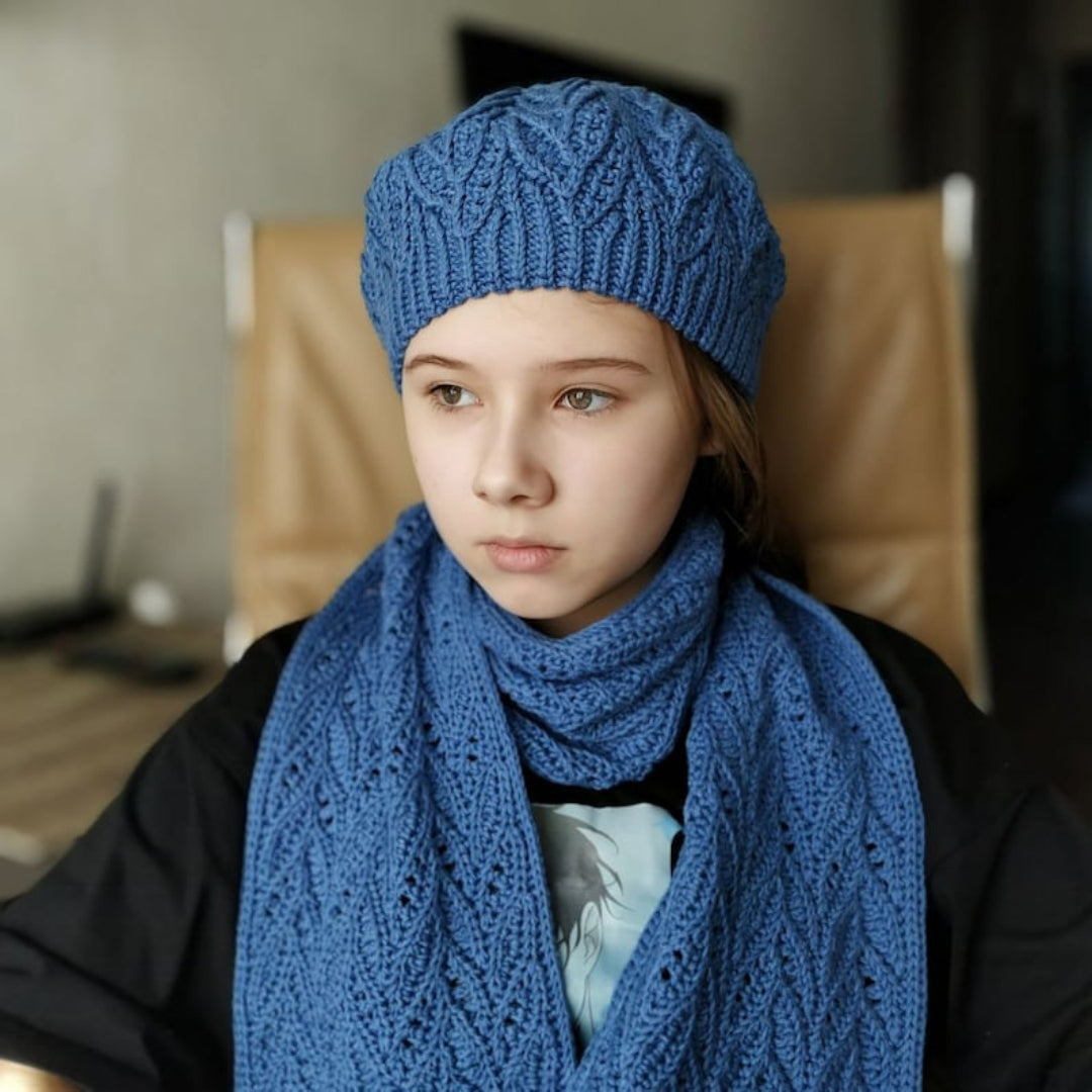 Quiet Path Textured Neckwear Crochet Pattern