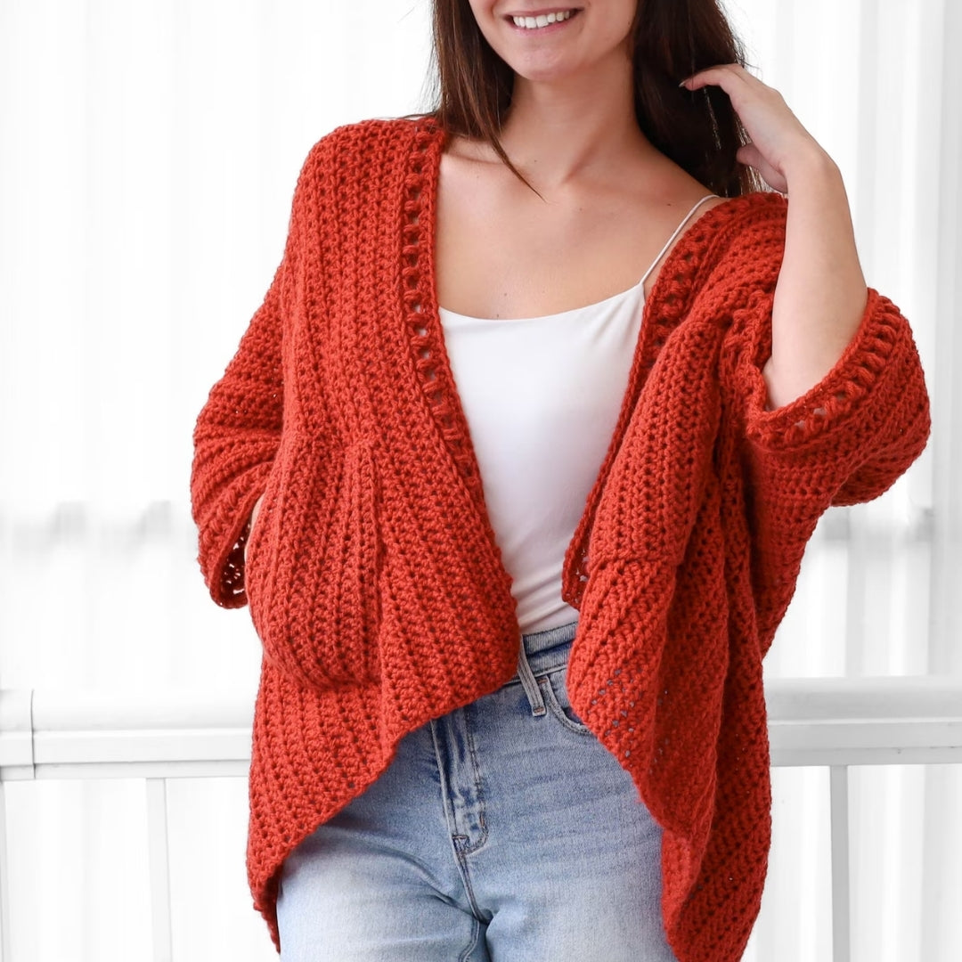 Autumn Drift Poncho Crochet Pattern