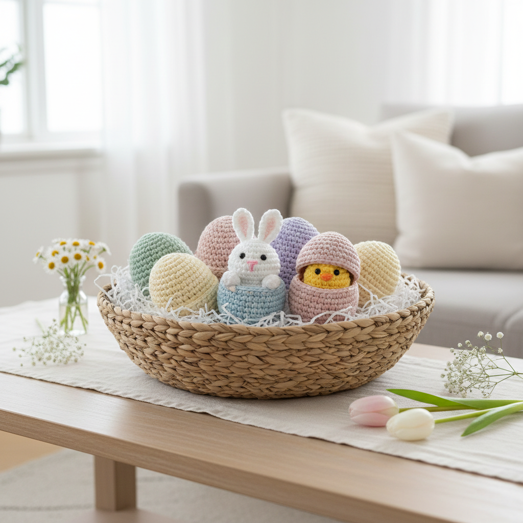 Surprise Chick in Egg Crochet Pattern
