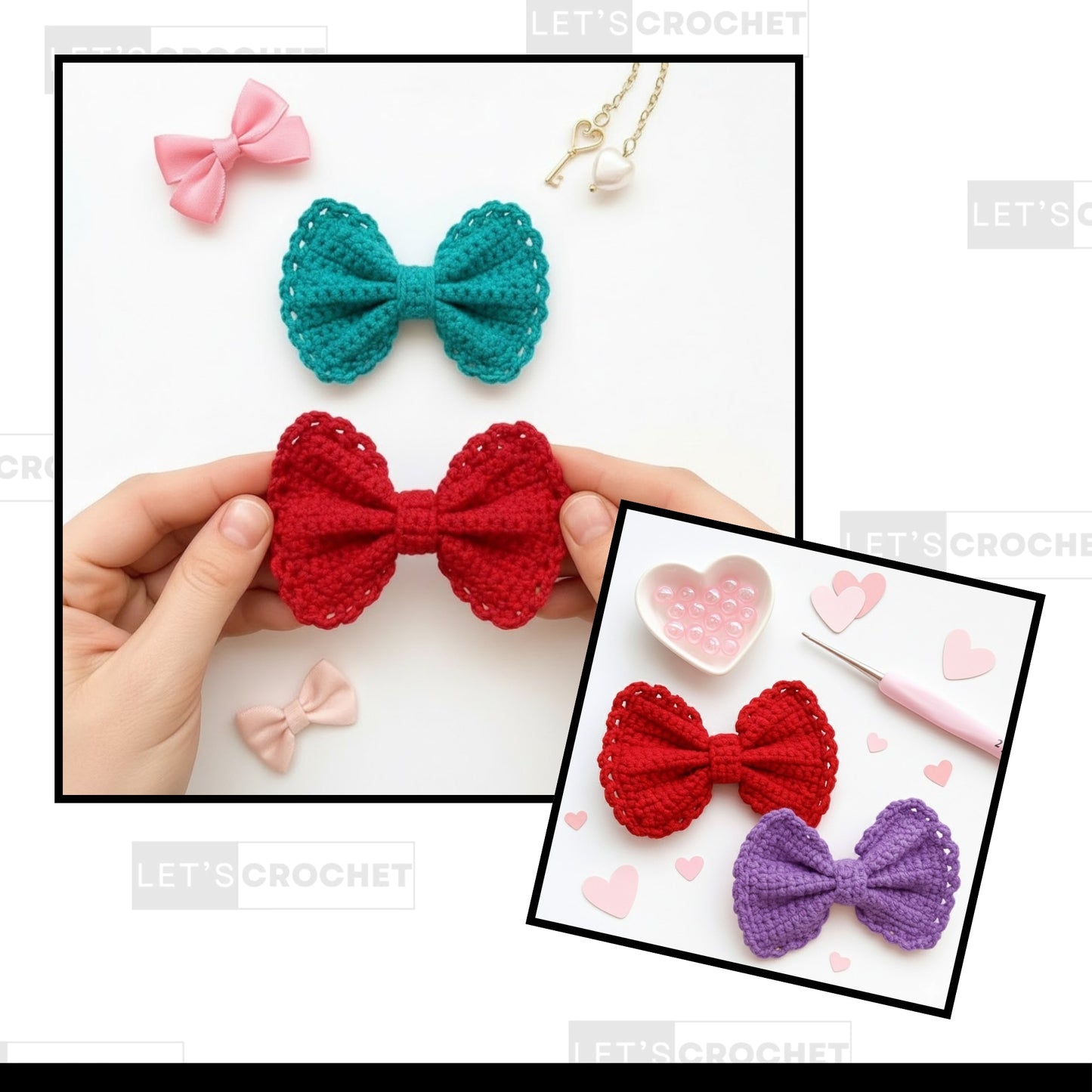 Cottagecore Bow Crochet Pattern