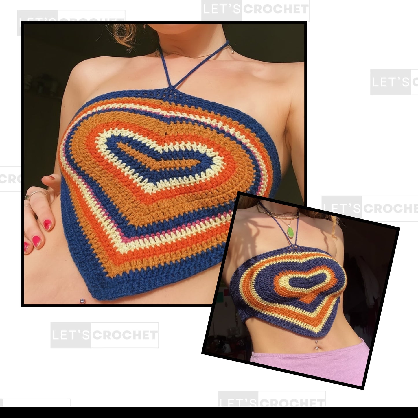 Crestline Cropped Top Crochet Pattern