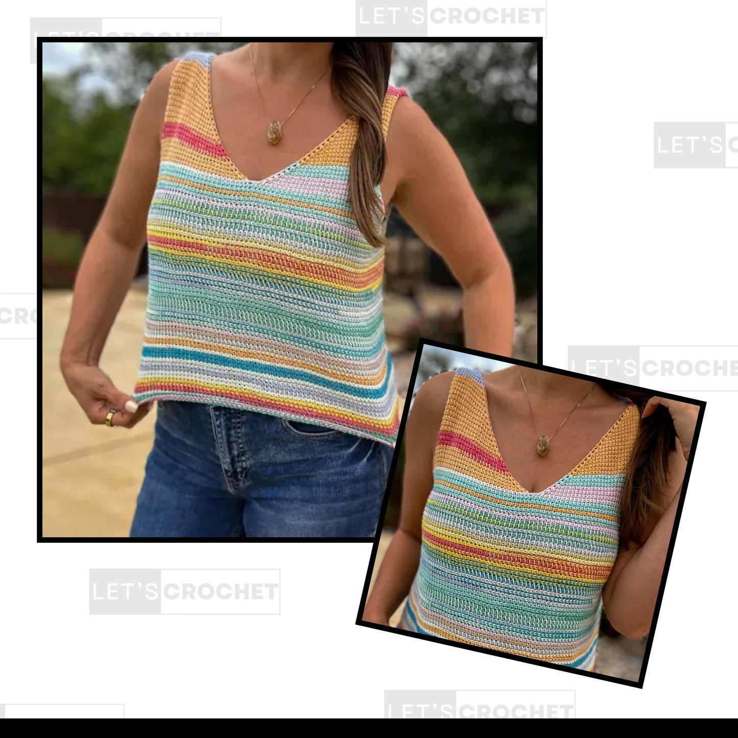 Fancy Tank Top Crochet Pattern