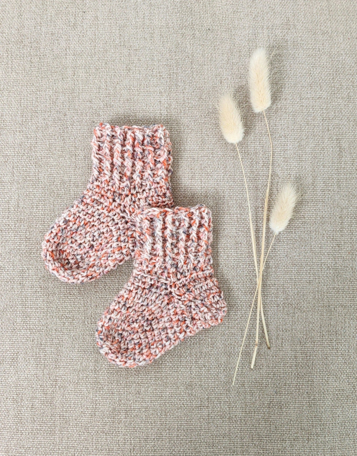 Newborn Footsies Warmer Crochet Pattern
