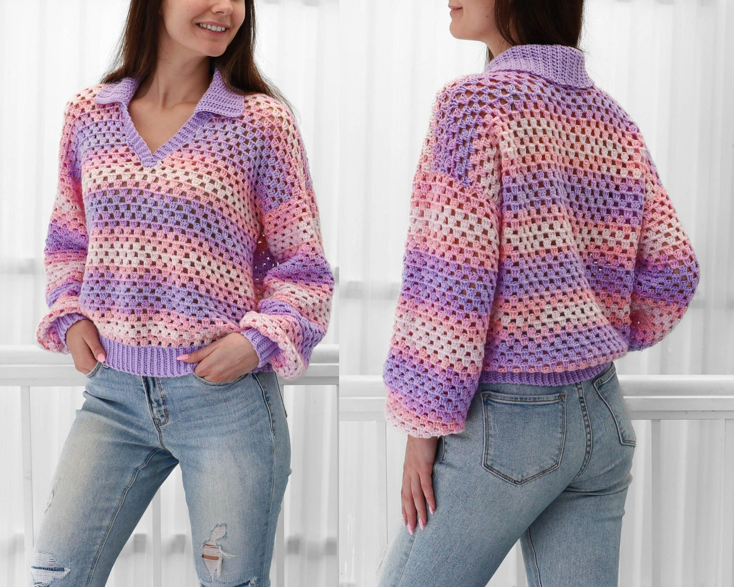 Lounge Wear Comfy Collared Pullover