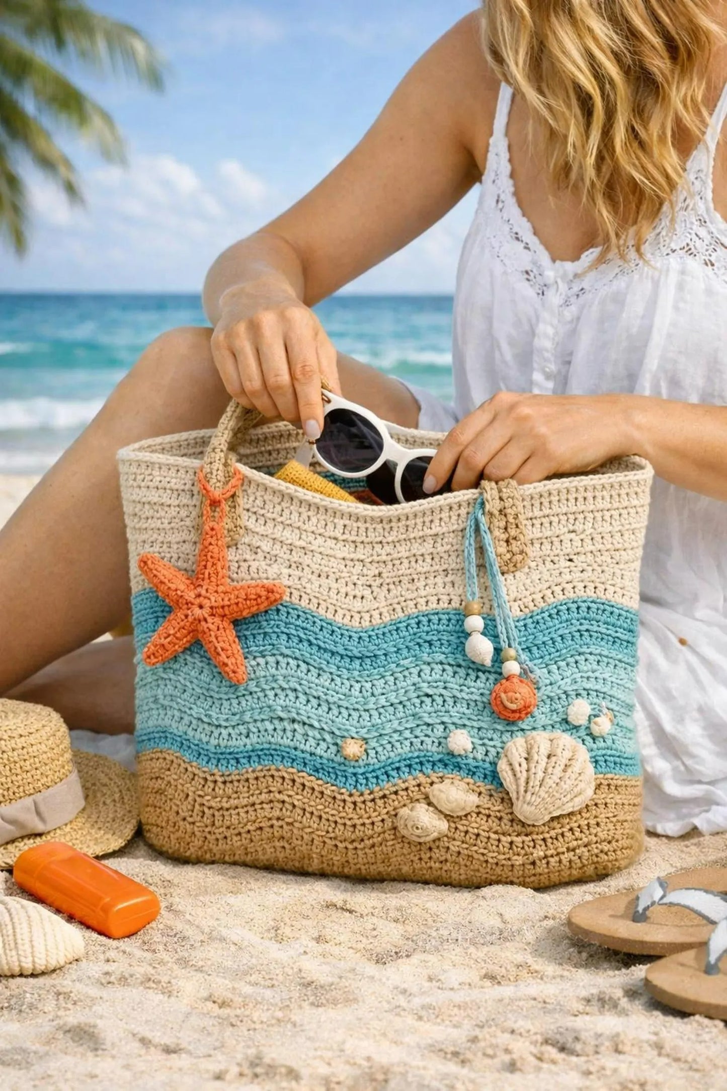 Ellis Beach Vibe Bag Crochet Pattern