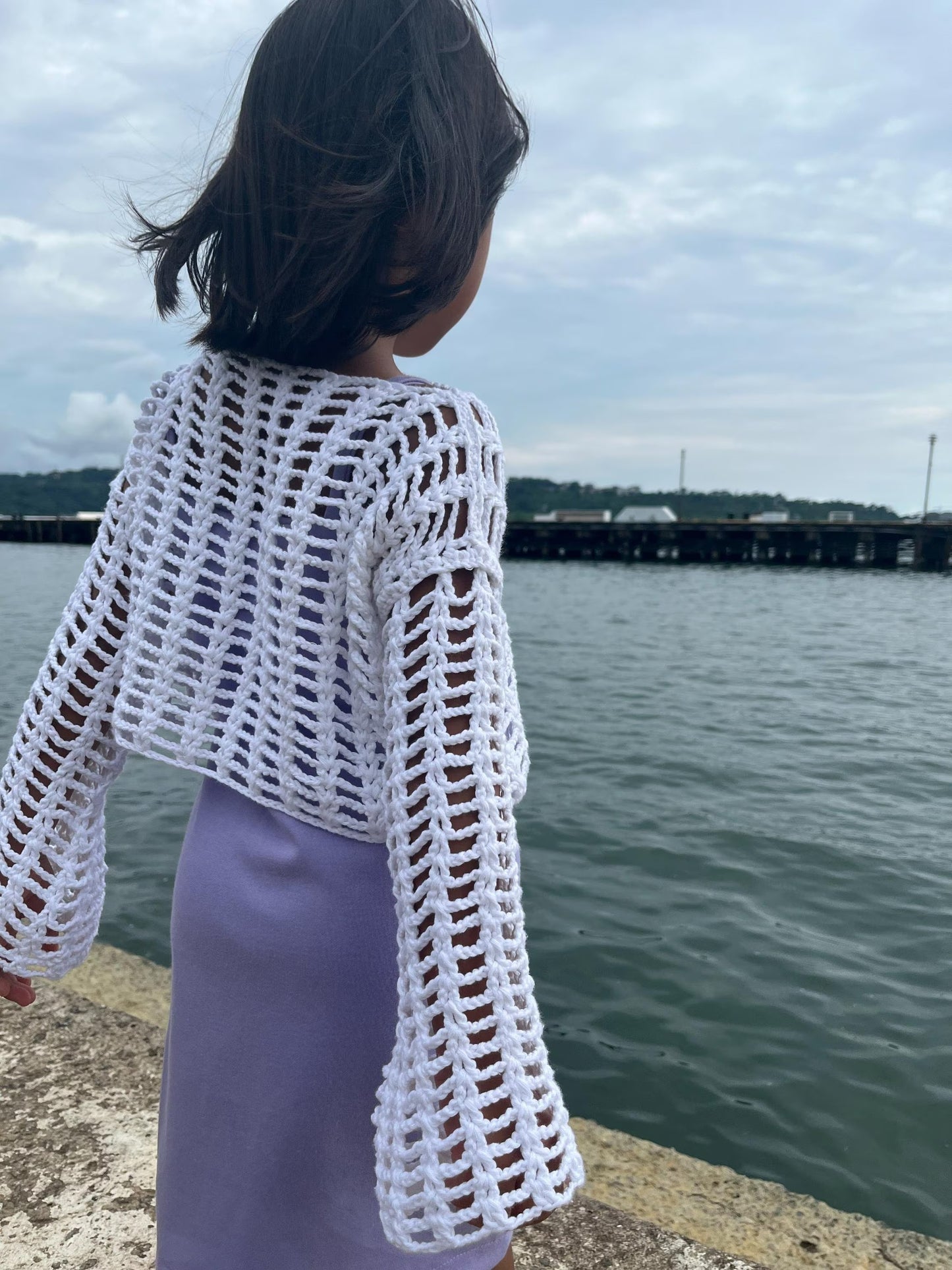 Airy Open Stitch Casual Blouse Crochet Pattern