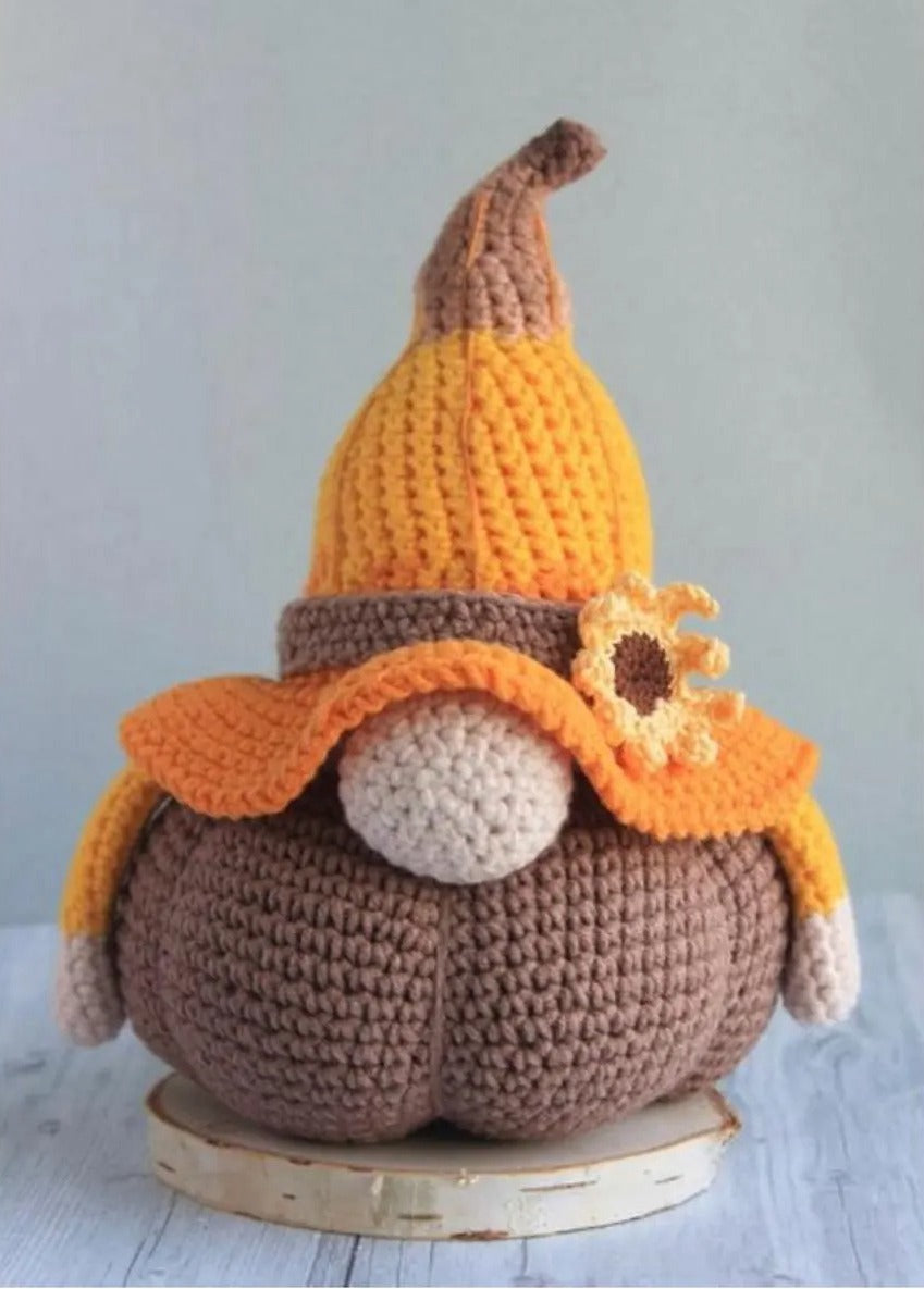 Whimsical Harvest Gnome Crochet Pattern