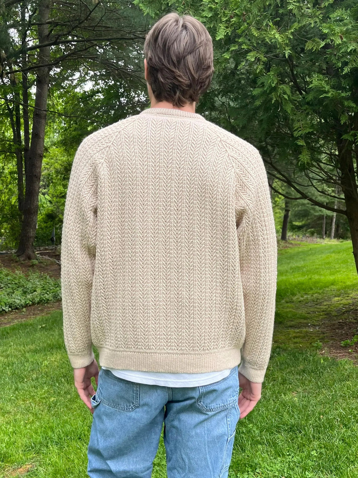 Modern Geometric Unisex Sweater Crochet Pattern