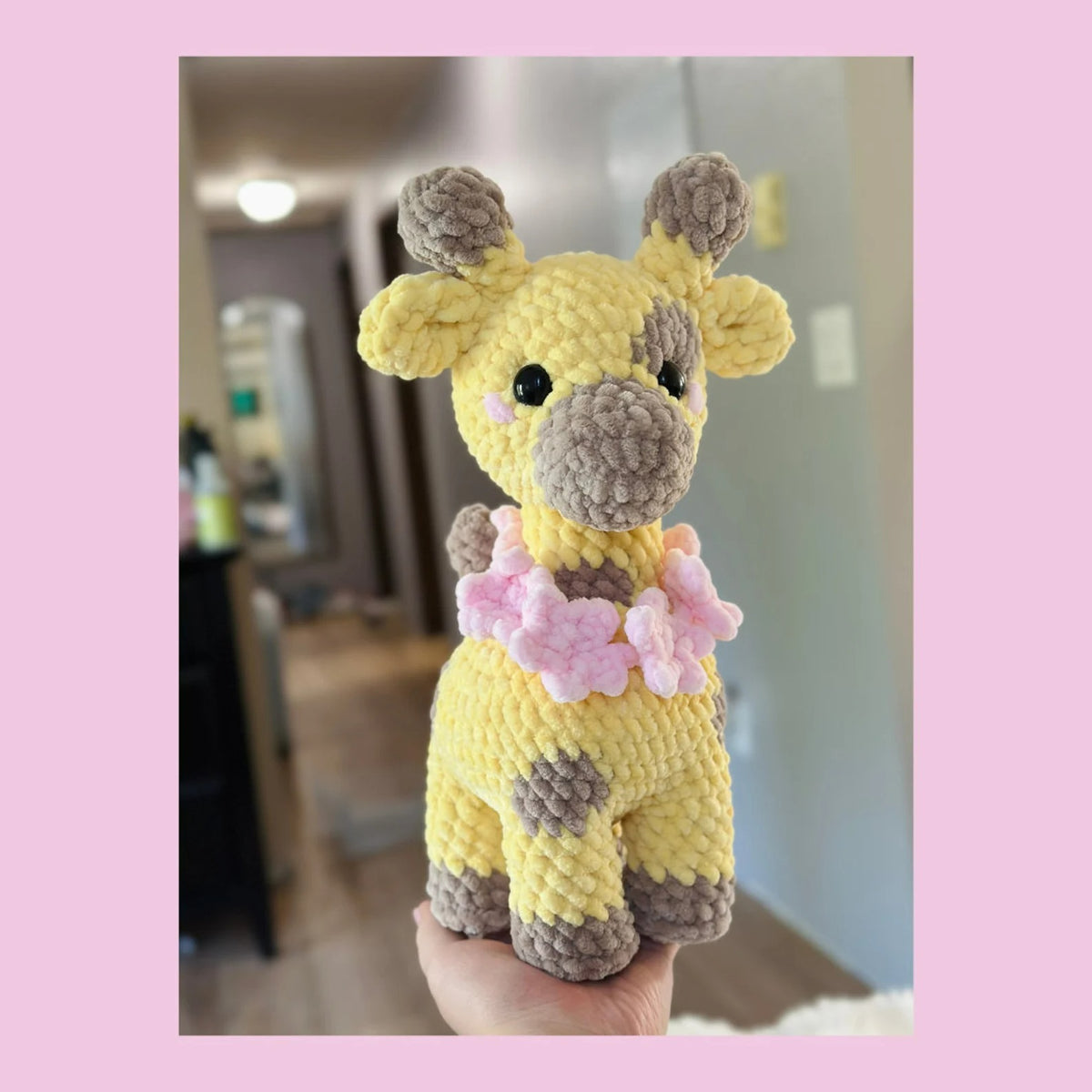 Safari Grace Giraffe Amigurumi Crochet Pattern