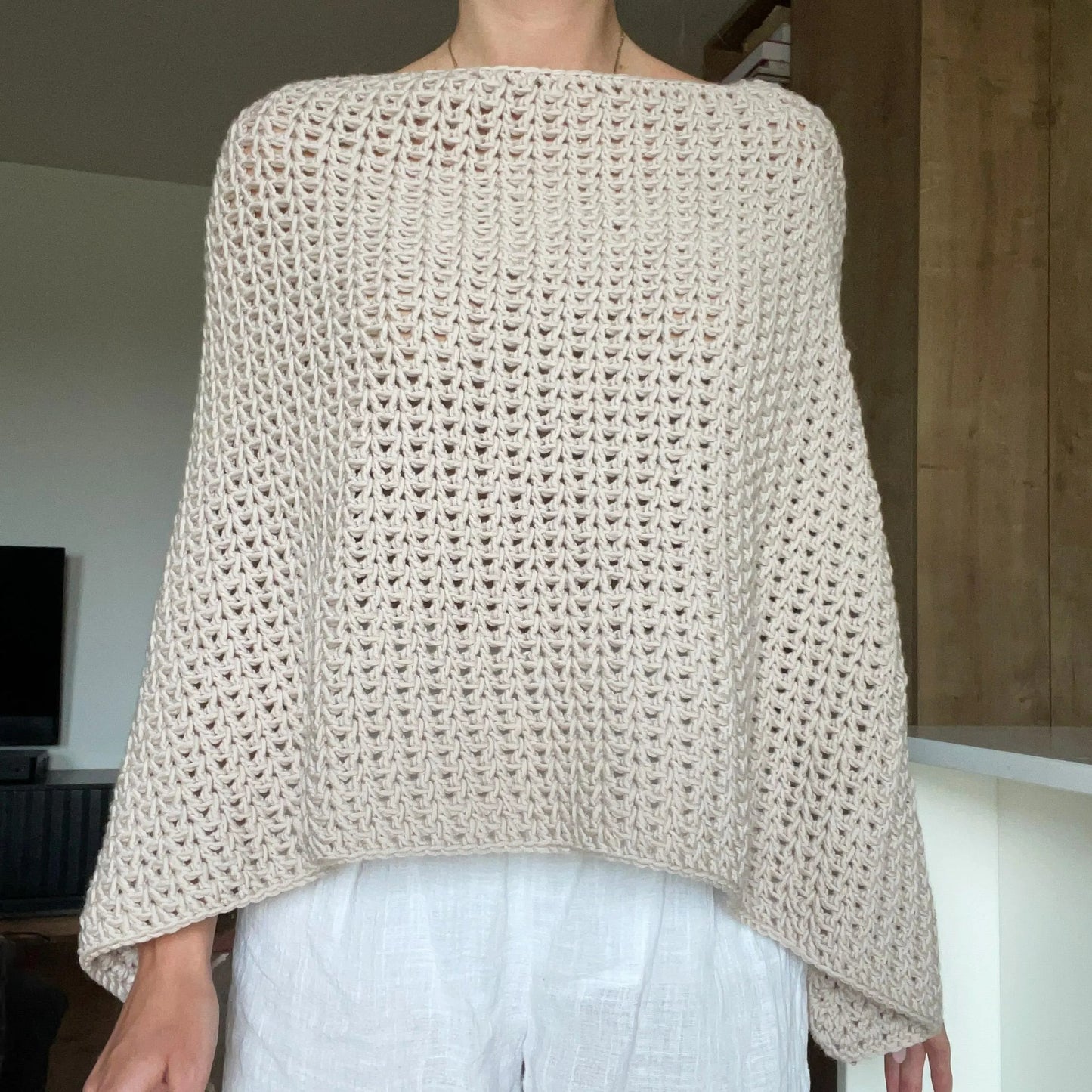 Cozy Draped Outer Layer Crochet Pattern