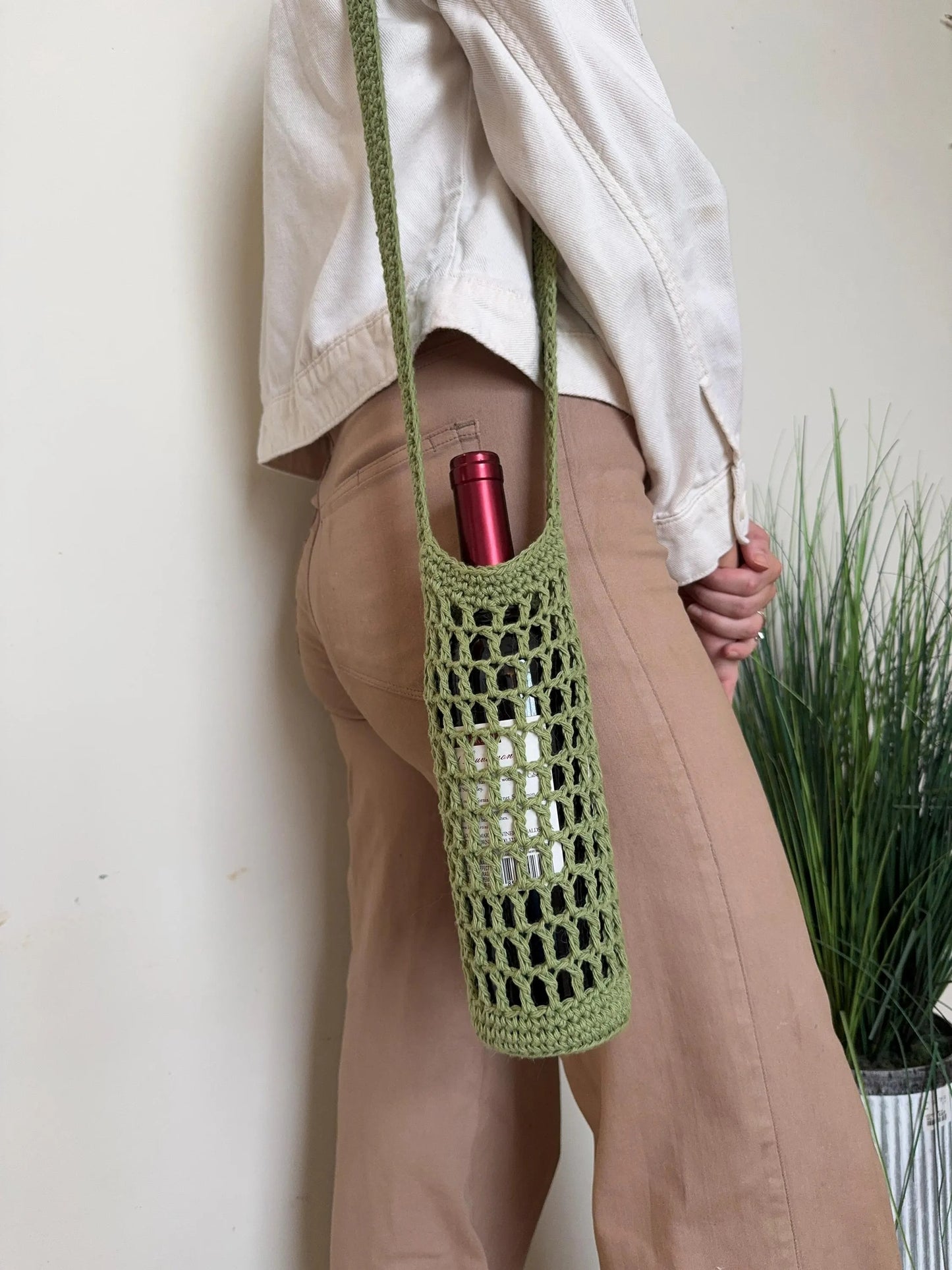 Bottle Bag Holder Crochet Pattern