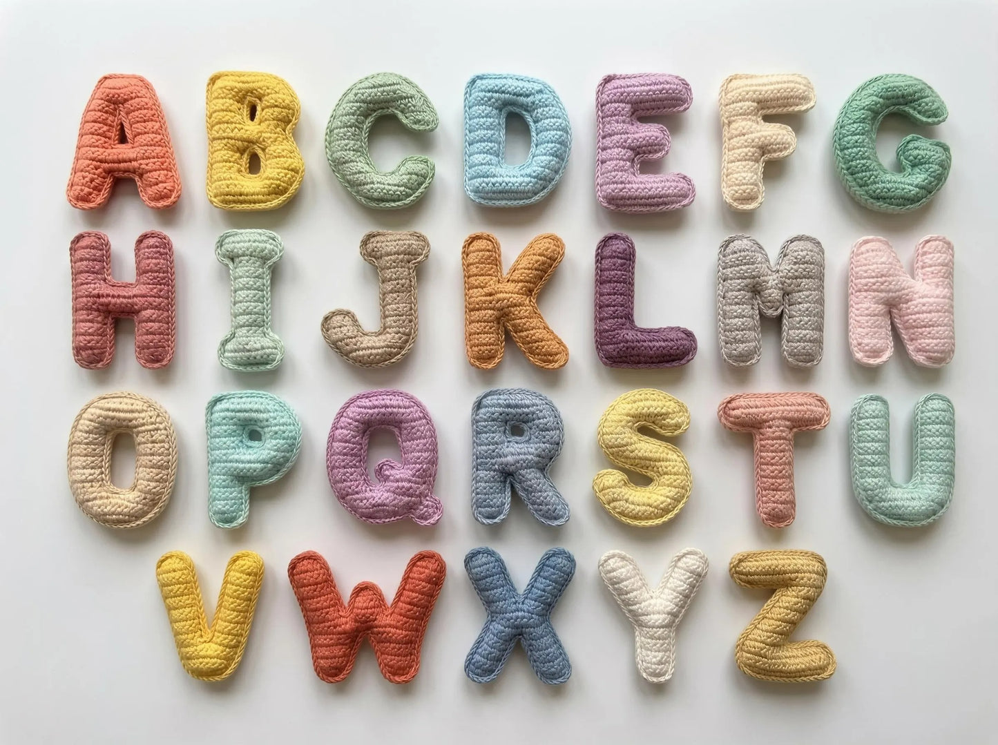 Playful Letter Builder Crochet Pattern