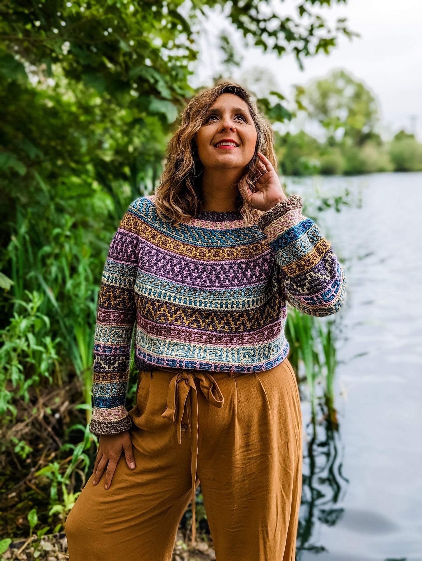 Geometric Echo Wearable Crochet Pattern