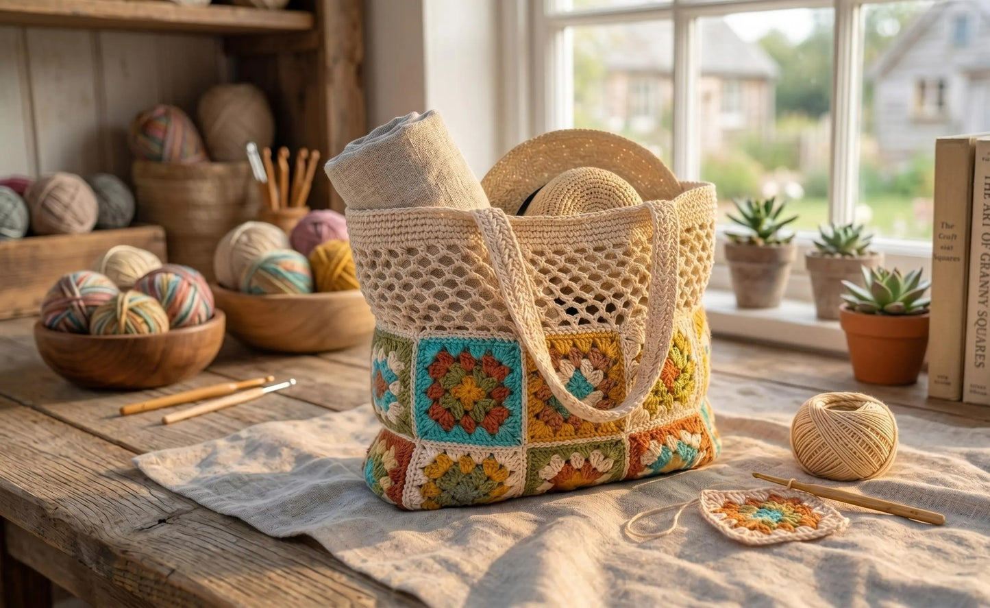 Breezy Seaside Carryall Crochet Pattern