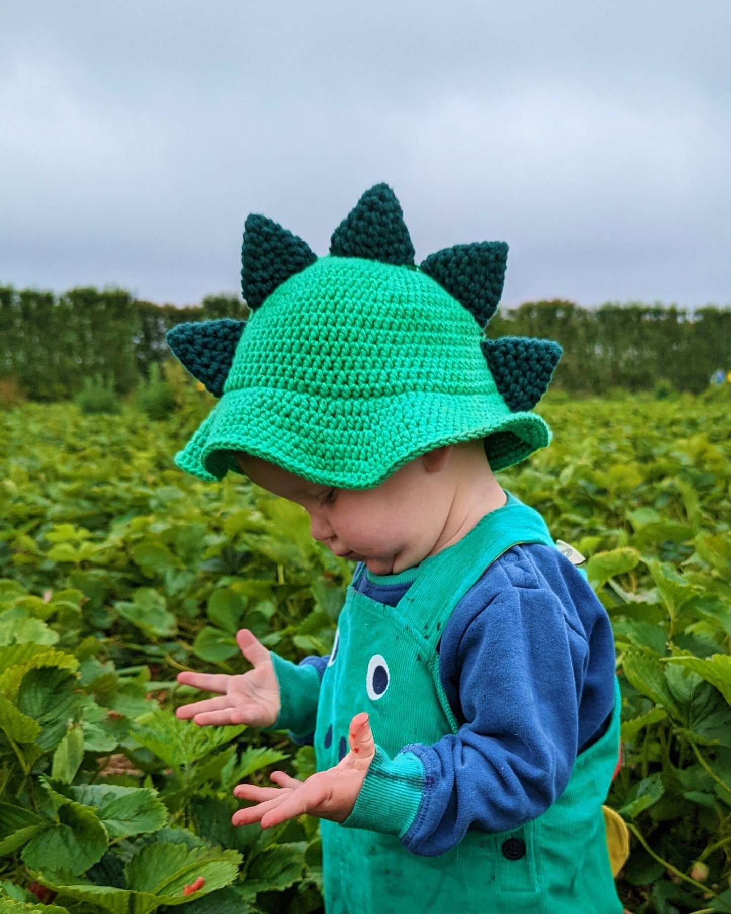 Tiny Explorer Reptile Sun Hat Crochet Pattern
