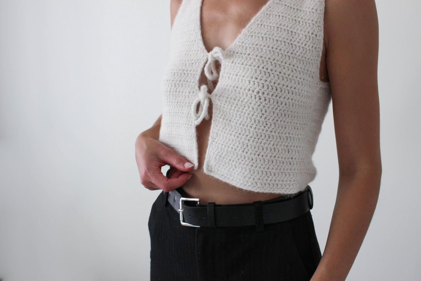 Two-Way Elegant Crosstie Top Crochet Pattern