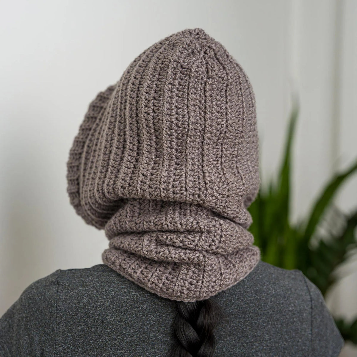 Cozy Hooded Face Warmer Crochet Pattern