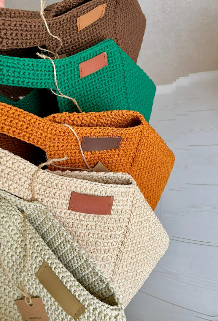 Modular Graphic Tote Crochet Pattern