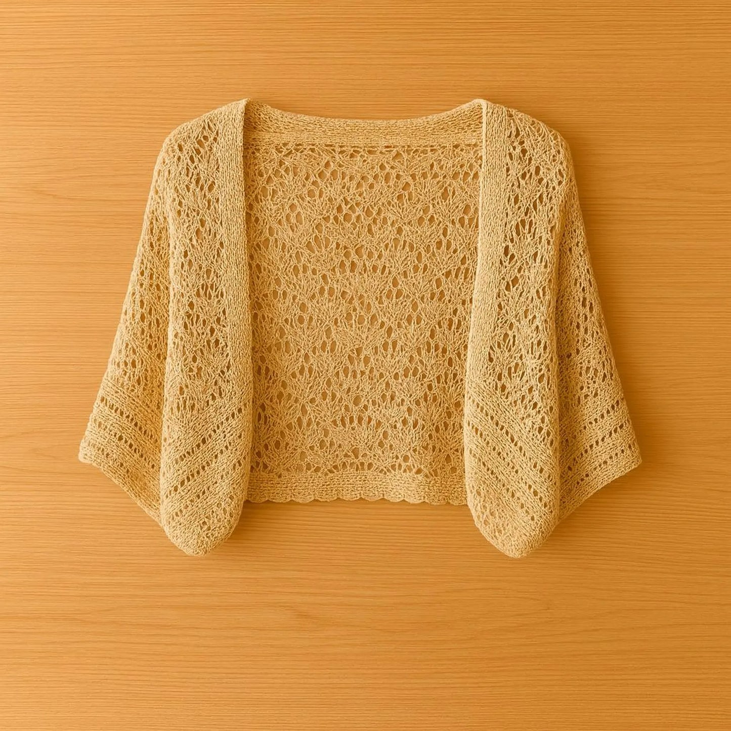 Airy Lightweight Buttoned Layer Crochet Pattern
