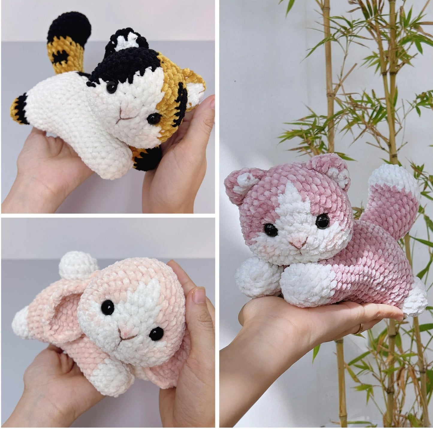 Crochet Cat and Bunny Pattern Bundle