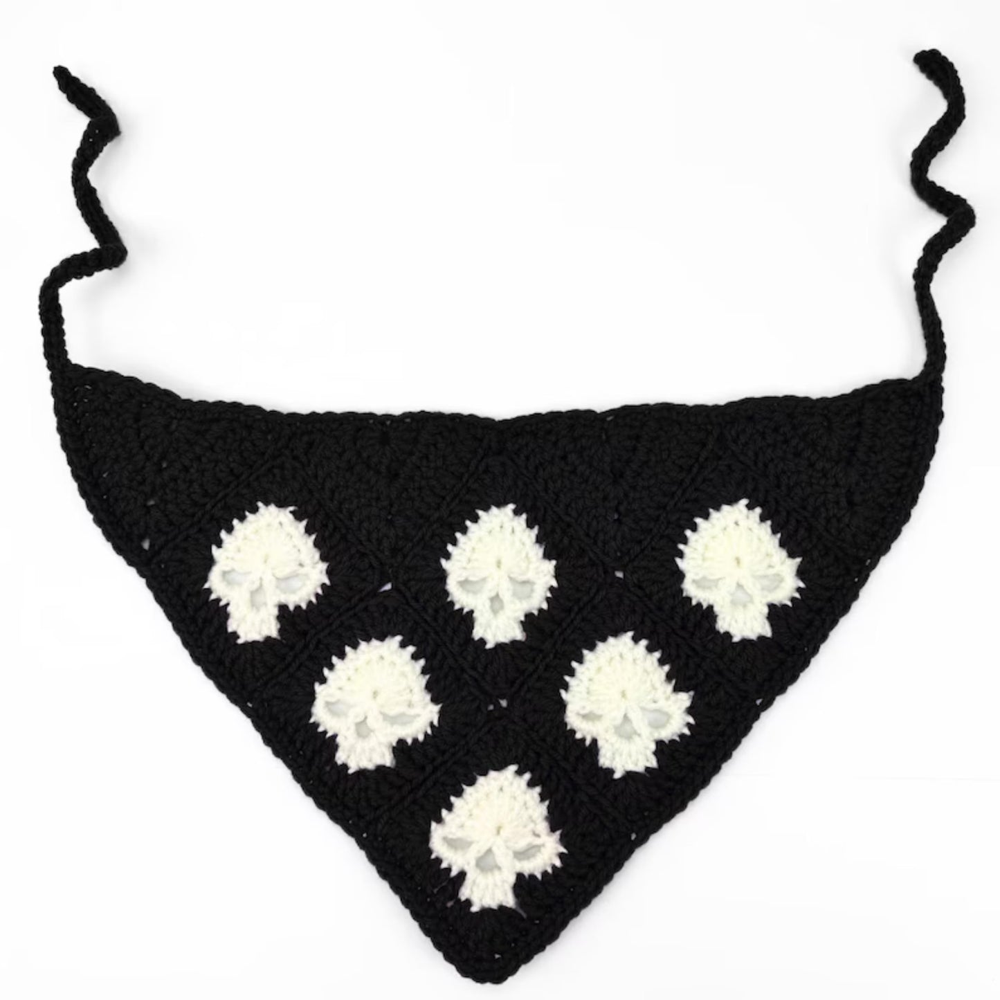 Spooky Skull Bandana Crochet Pattern