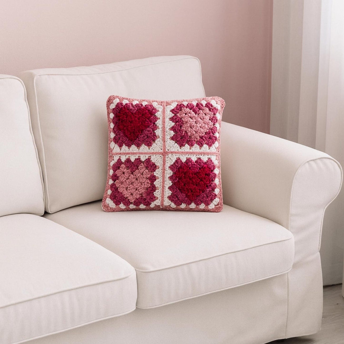 Motif Love Block Easy Crochet Pattern