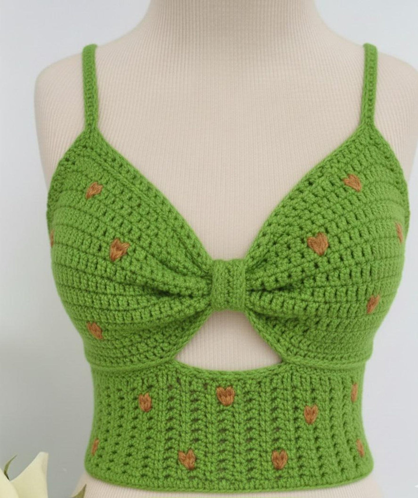 Statement Tie-Front Top Advanced Crochet Pattern