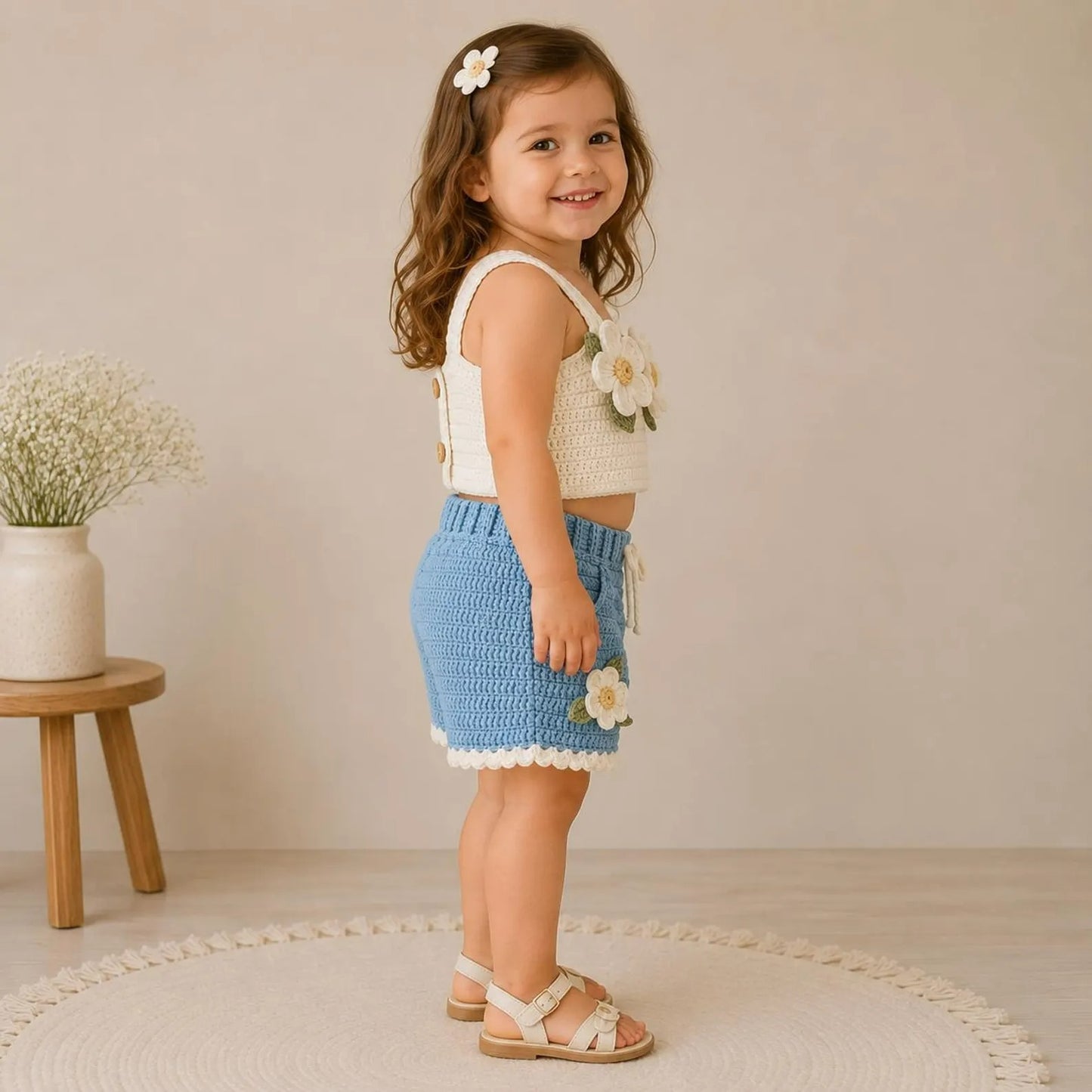 Petal Breeze Youth Two-Piece Crochet Pattern