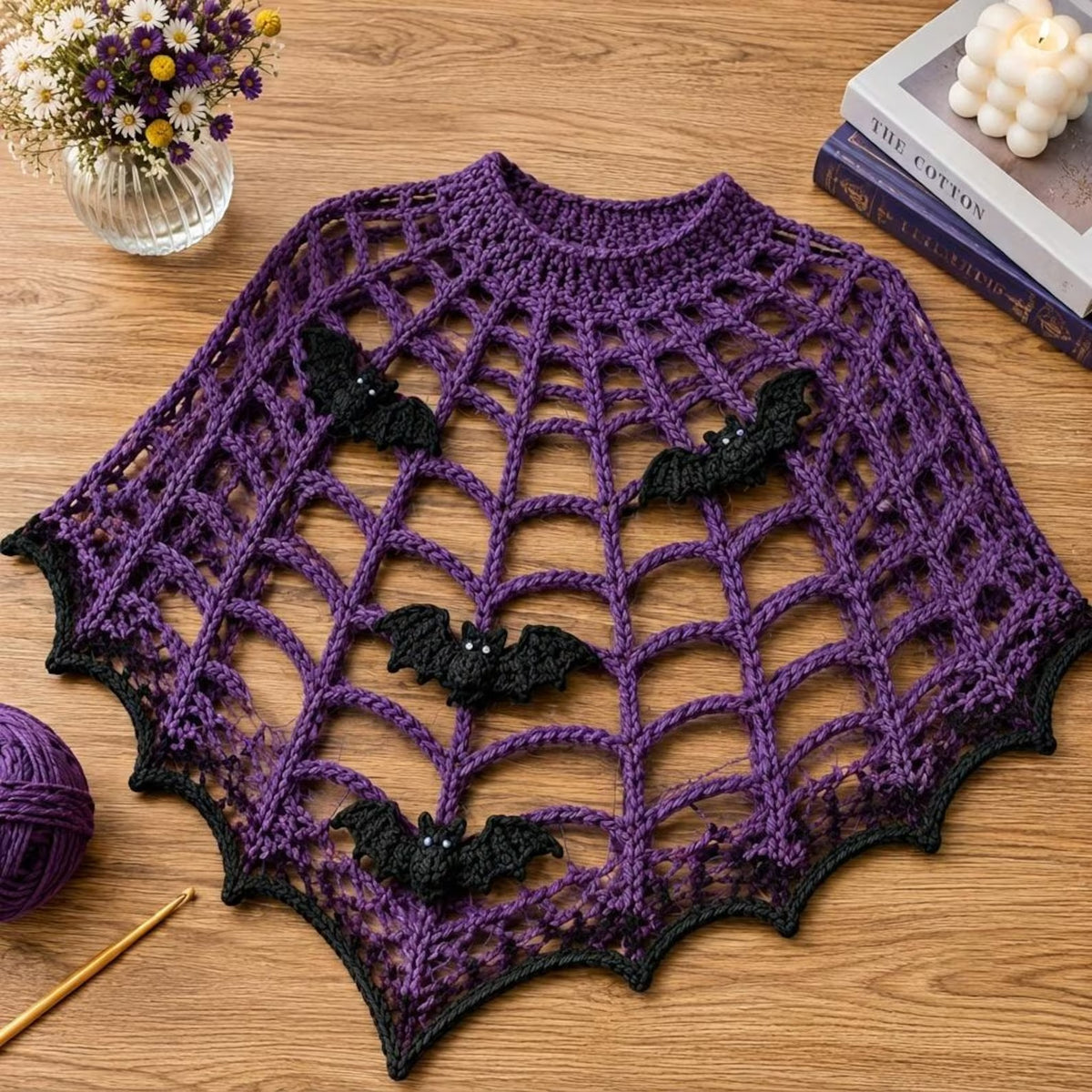 Enchanted Nightwing Cape Crochet Pattern