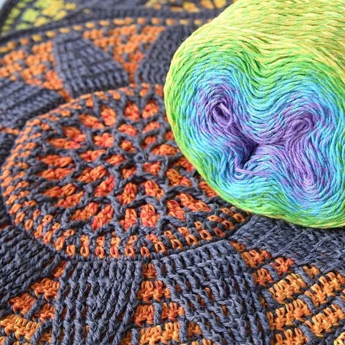 Radiant Windows Blanket Crochet Pattern
