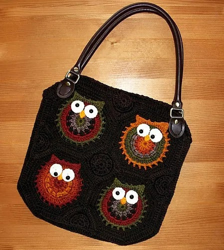 Feathered Friend Owl Bag Crochet Pattern