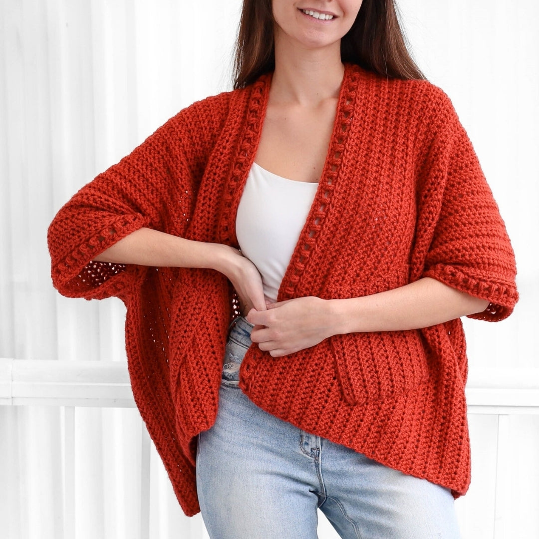 Autumn Drift Poncho Crochet Pattern