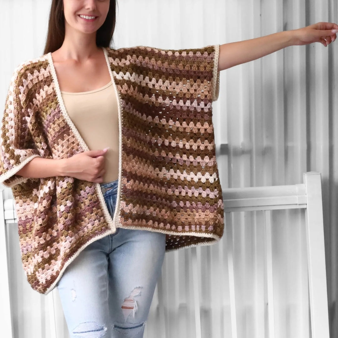 Twilight Flow Poncho Crochet Pattern