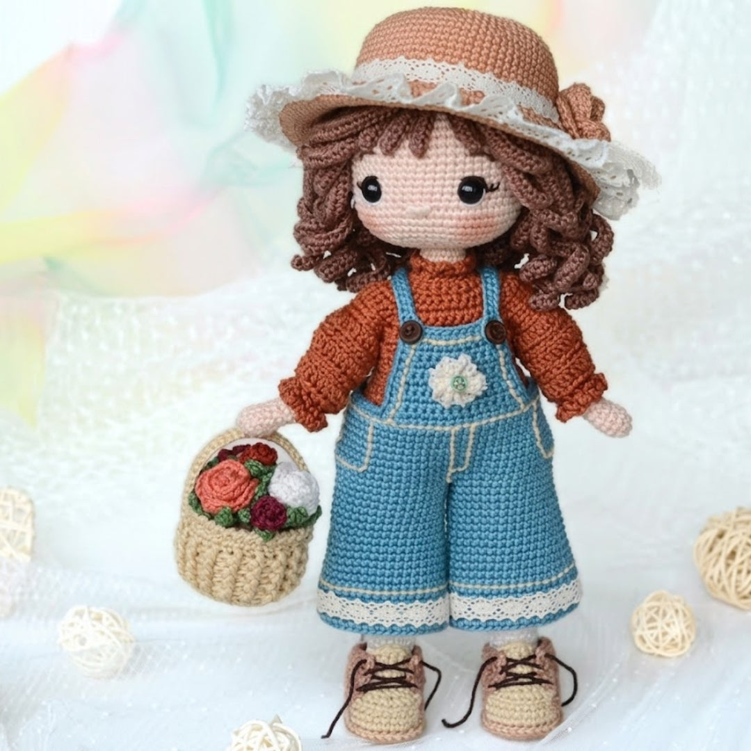 Petite Sweetheart Yarn Doll Crochet Pattern