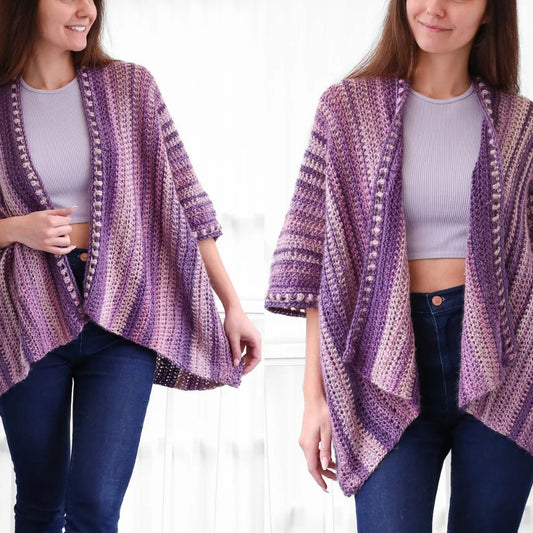 Autumn Drift Poncho Crochet Pattern