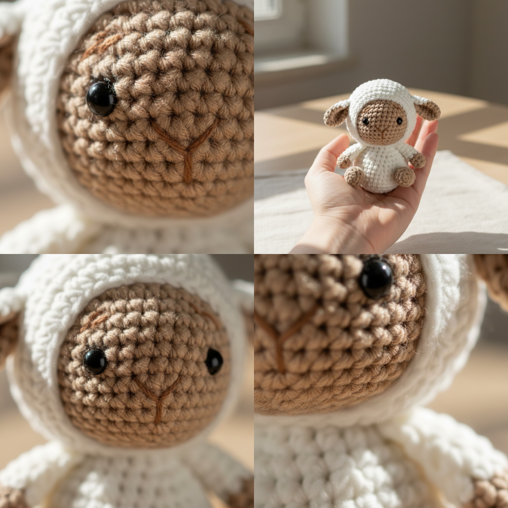 Mini Easter Lamb Crochet Pattern