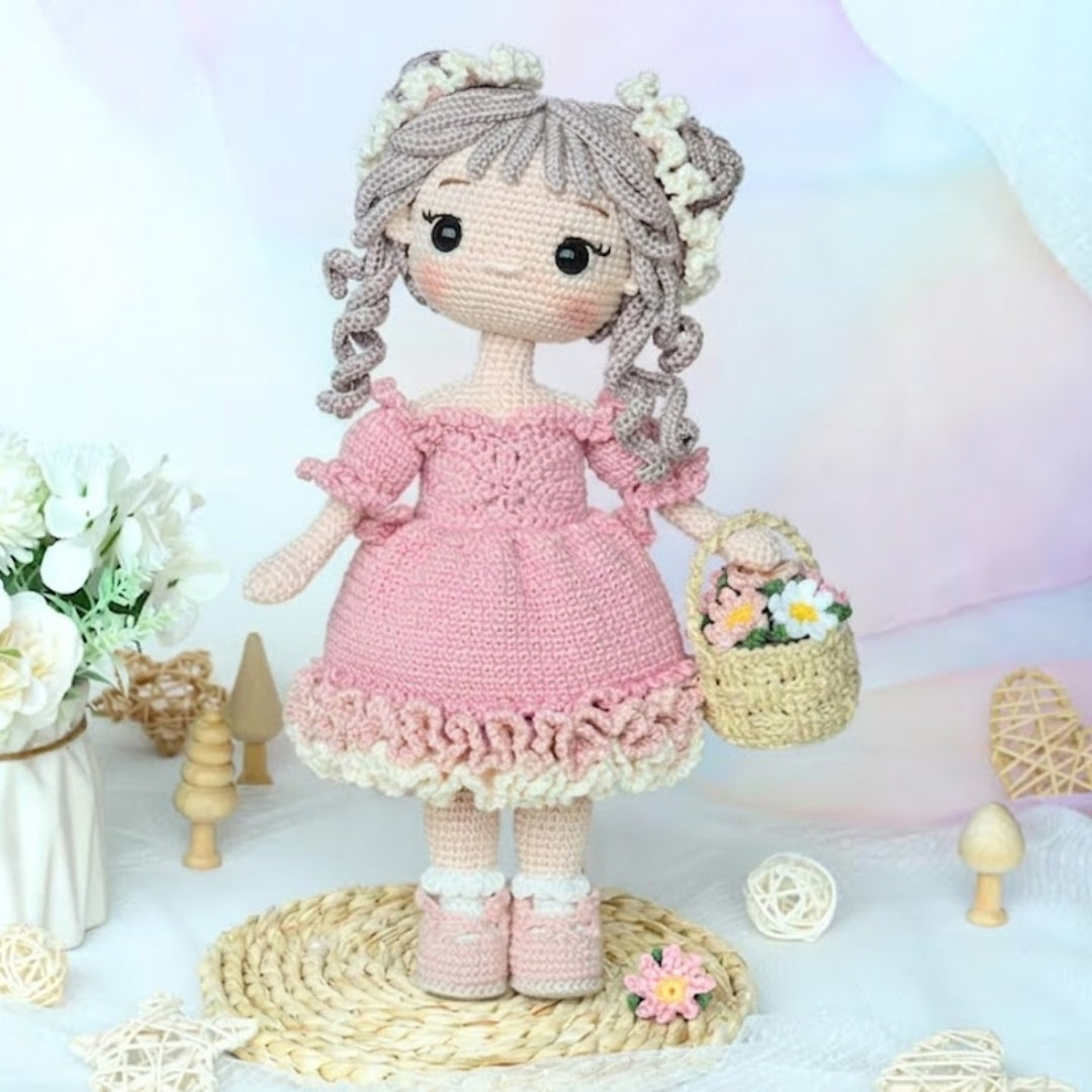 Floral Spirit Amigurumi Girl Crochet Pattern