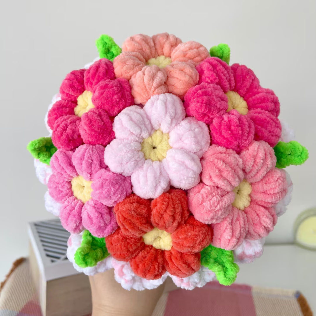 Mixed Botanical Display Advanced Crochet Pattern