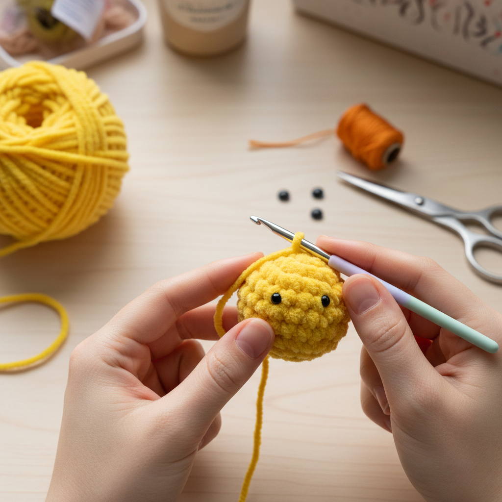 Surprise Chick in Egg Crochet Pattern