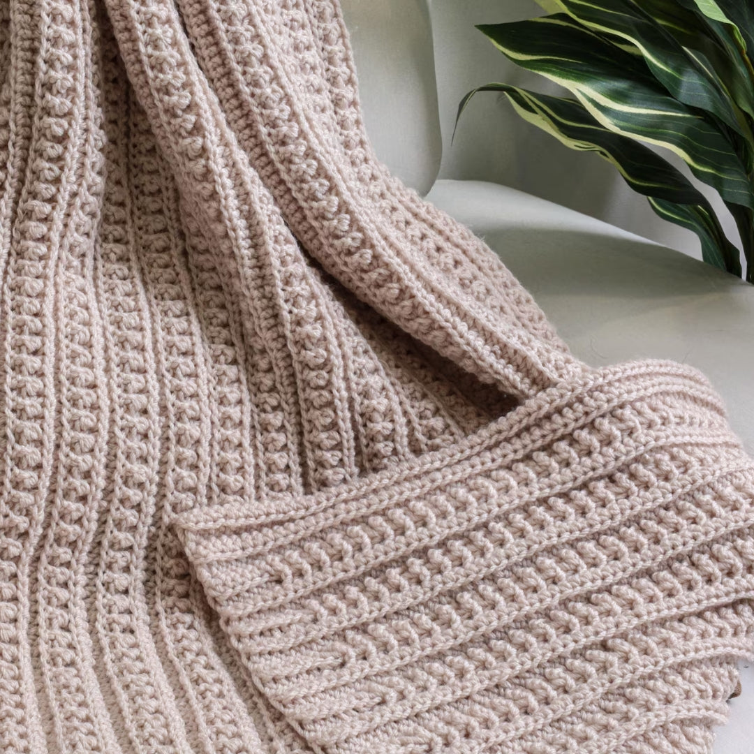 Reversible Haven Blanket Crochet Pattern