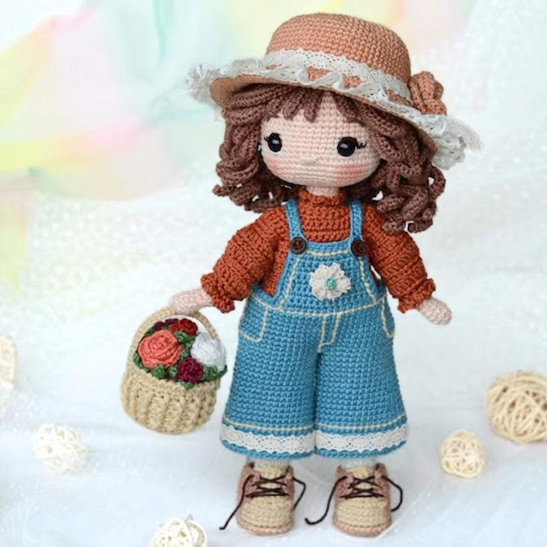 Petite Sweetheart Yarn Doll Crochet Pattern