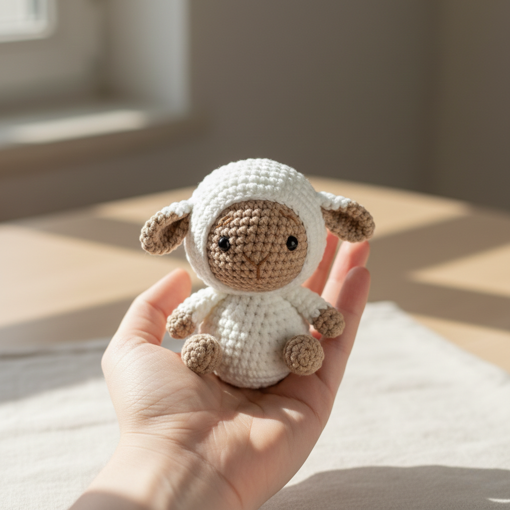 Mini Easter Lamb Crochet Pattern