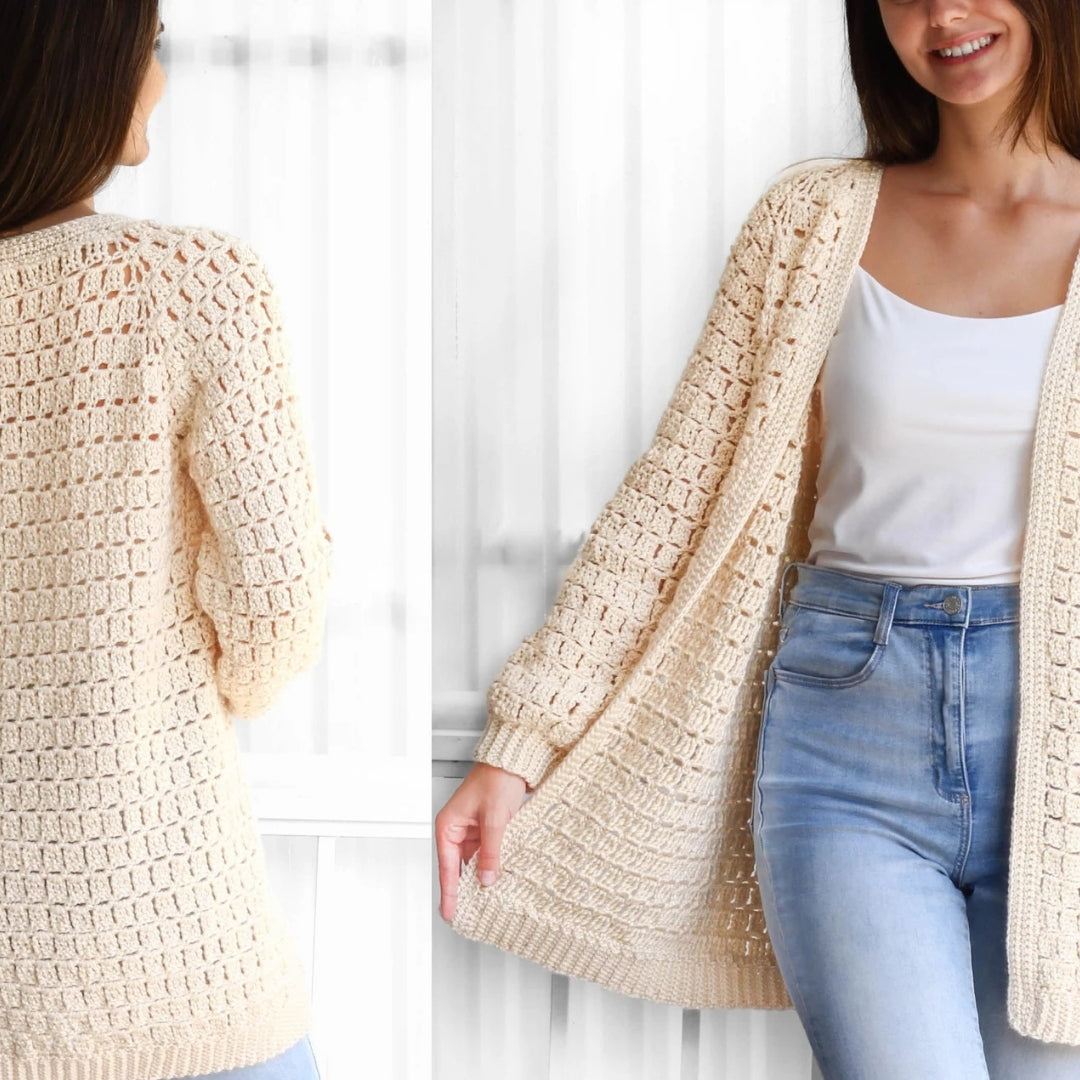 Luna Breeze Cardigan Crochet Pattern