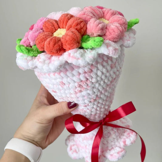 Mixed Botanical Display Advanced Crochet Pattern