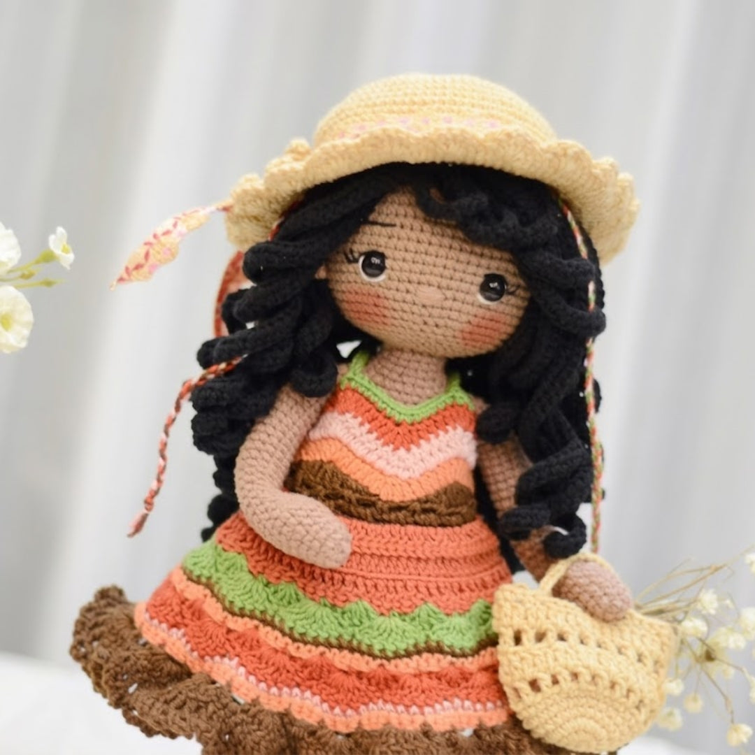 Summer Outfit Amigurumi Girl Crochet Pattern