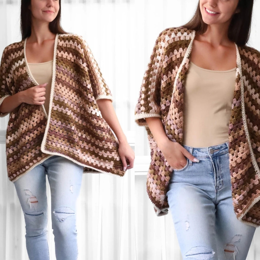 Twilight Flow Poncho Crochet Pattern