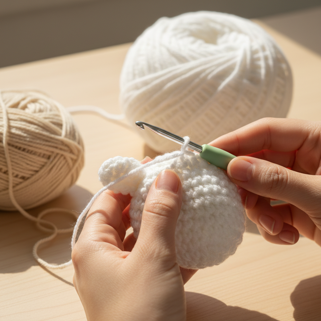 Mini Easter Lamb Crochet Pattern