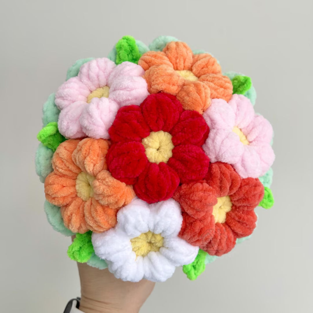 Mixed Botanical Display Advanced Crochet Pattern