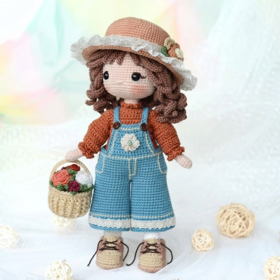 Petite Sweetheart Yarn Doll Crochet Pattern