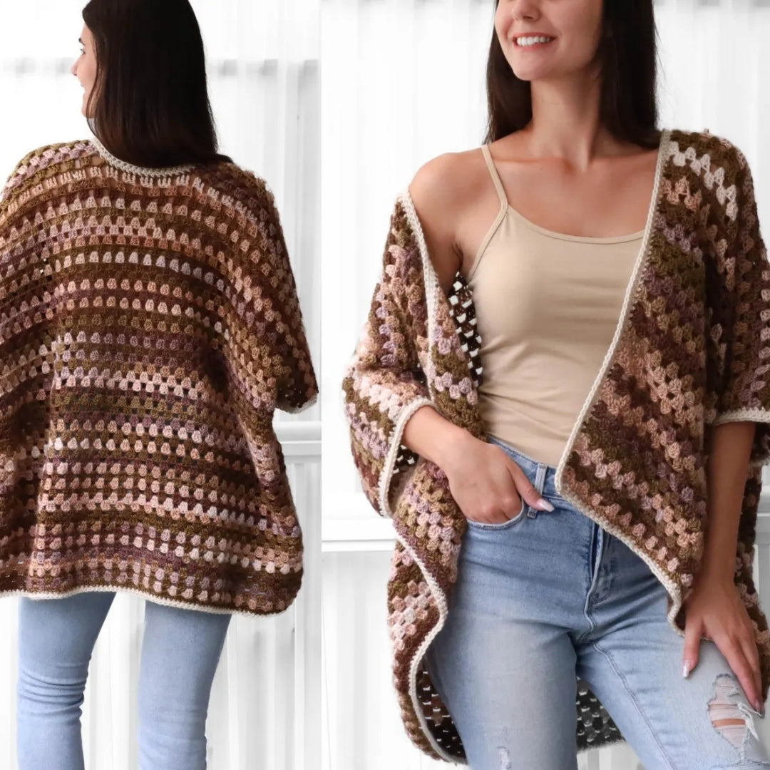 Twilight Flow Poncho Crochet Pattern